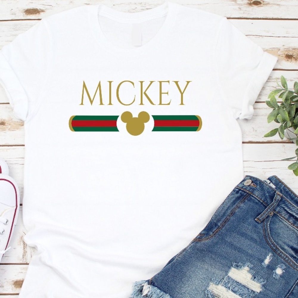 Mickey Mouse Designer-Inspired T-Shirt, Large